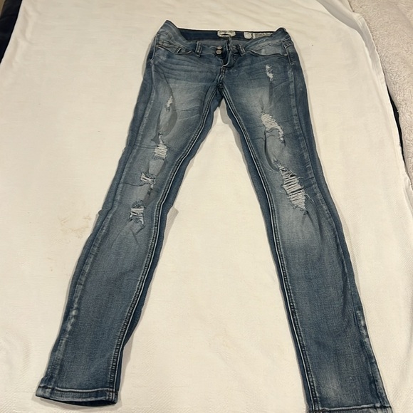 Indigo rein size 3 ripped jeans - Picture 2 of 5